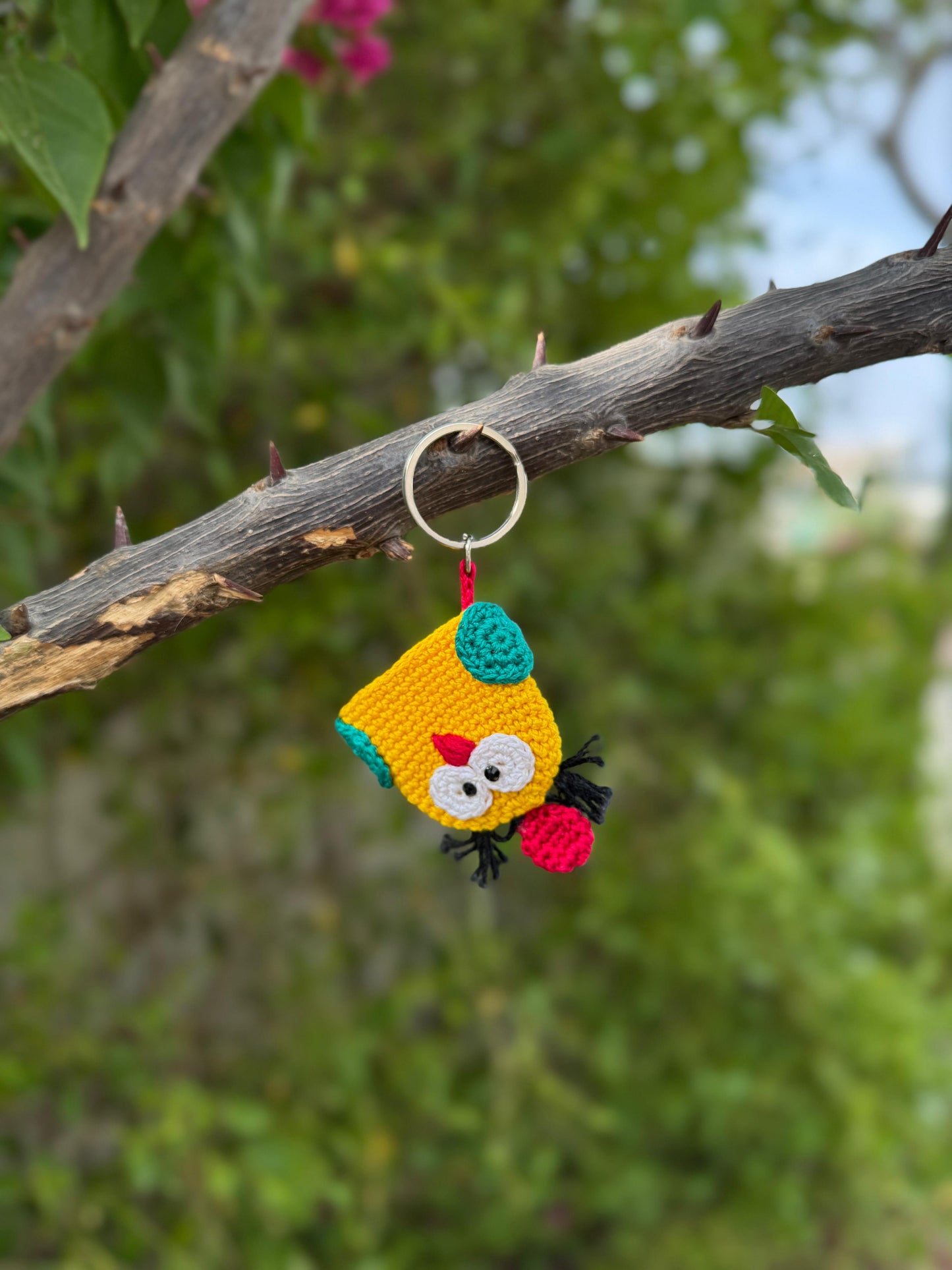 Owl Keychain – Handmade Crochet