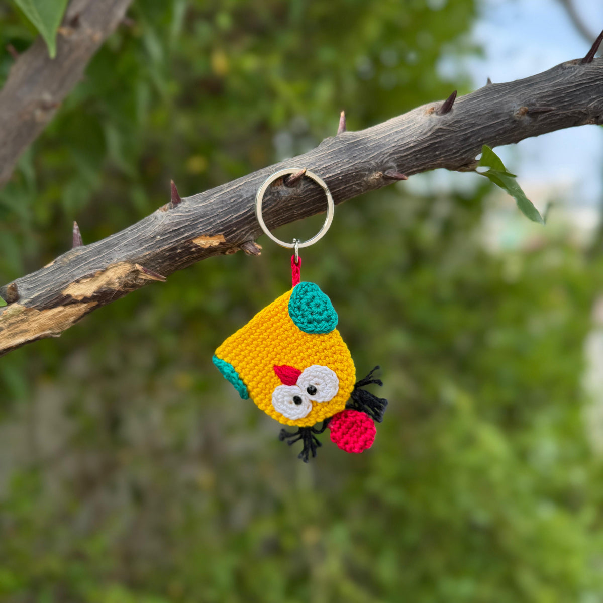 Owl Keychain – Handmade Crochet