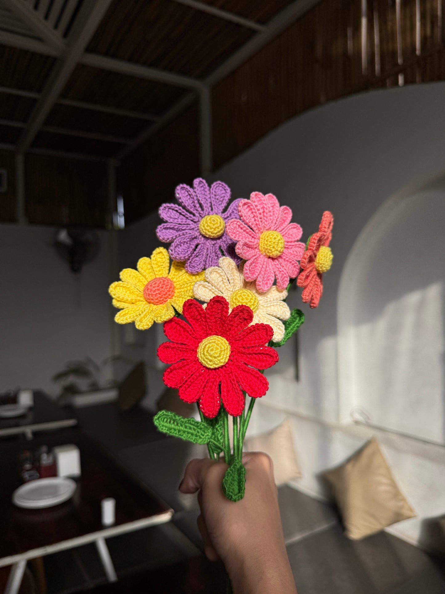 Daisy Flower Handmade Crochet