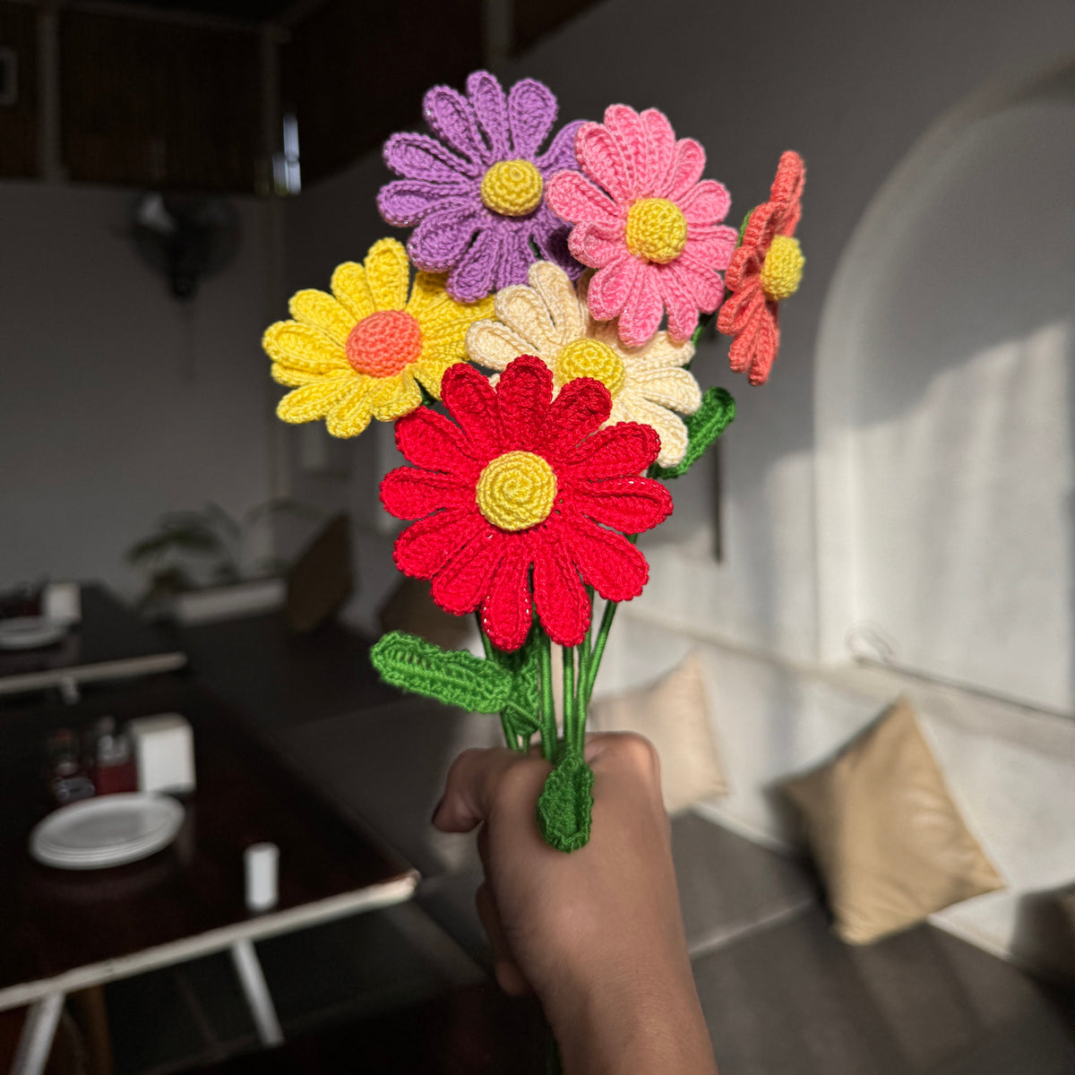 Daisy Flower Handmade Crochet