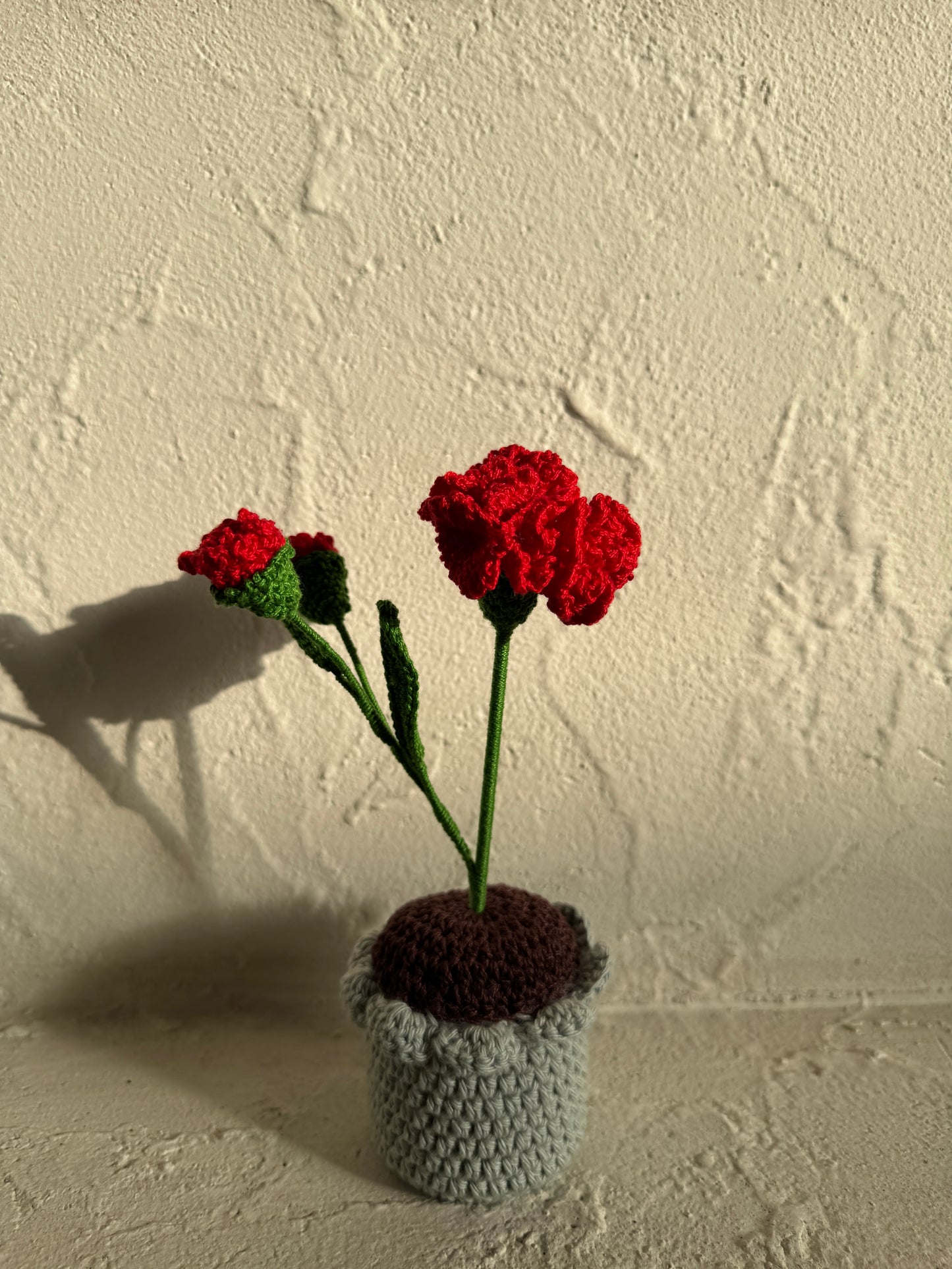 Marigold Small Flower Pot – Handmade Crochet