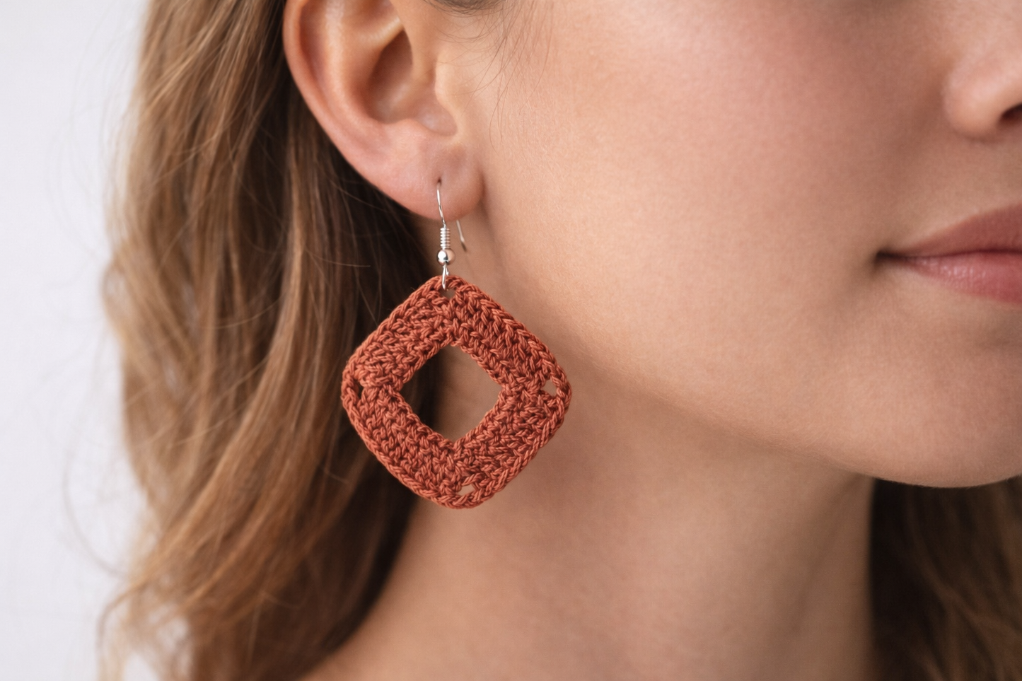 Boho Geometry Crochet Drops 🤎