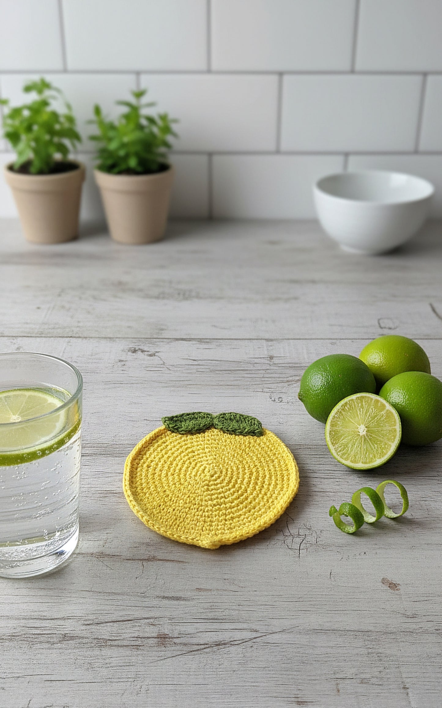 Crochet Lemon Coasters – Bringing a Splash of Sunshine to Your Table 🍋