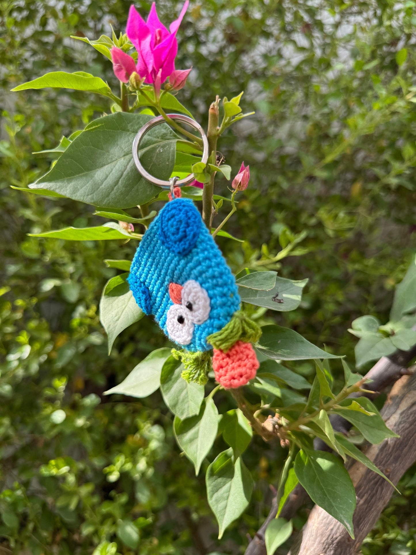 Owl Keychain – Handmade Crochet