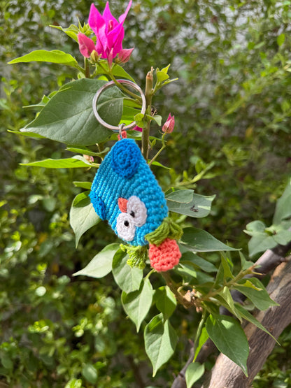 Owl Keychain – Handmade Crochet