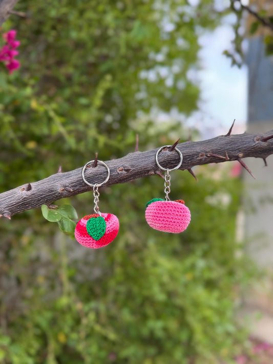 Apple Keychain – Handmade Gift & Home Decor