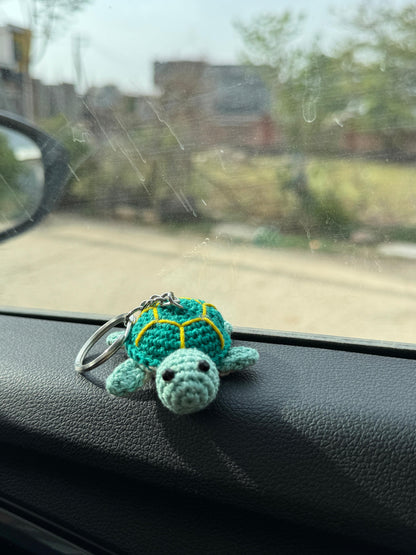 Turtle Keychain – Cute Handmade Accessory for Keys & Bags