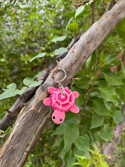 Turtle Keychain – Cute Handmade Accessory for Keys & Bags
