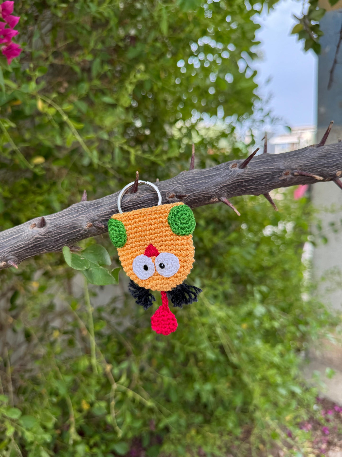 Owl Keychain – Handmade Crochet