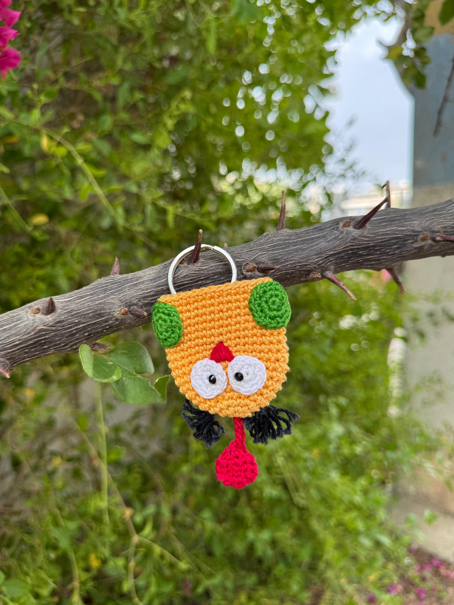 Owl Keychain – Handmade Crochet