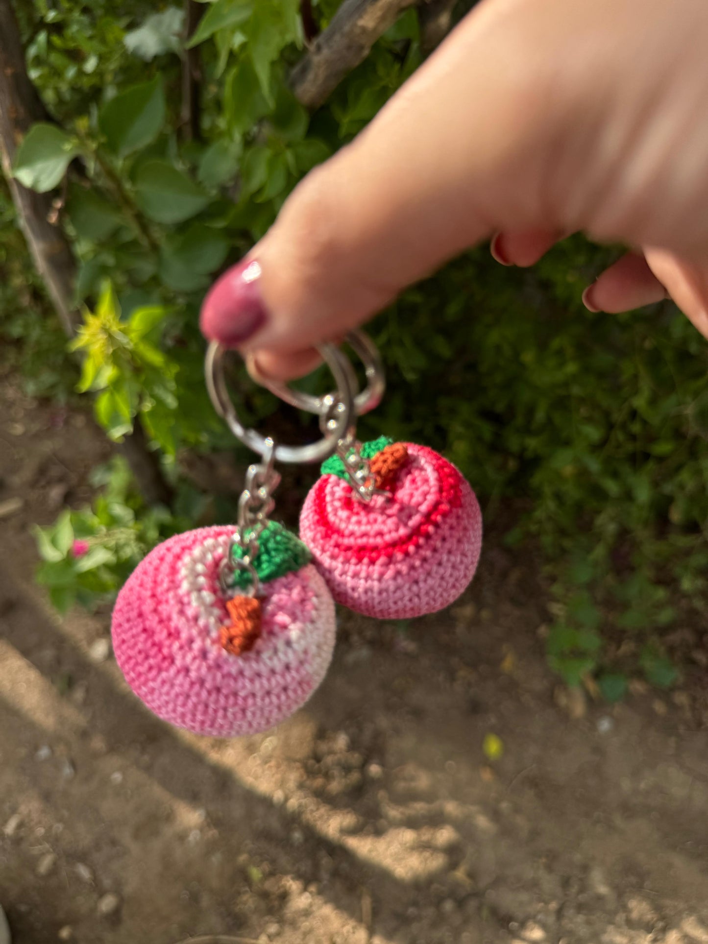 Apple Keychain – Handmade Gift & Home Decor
