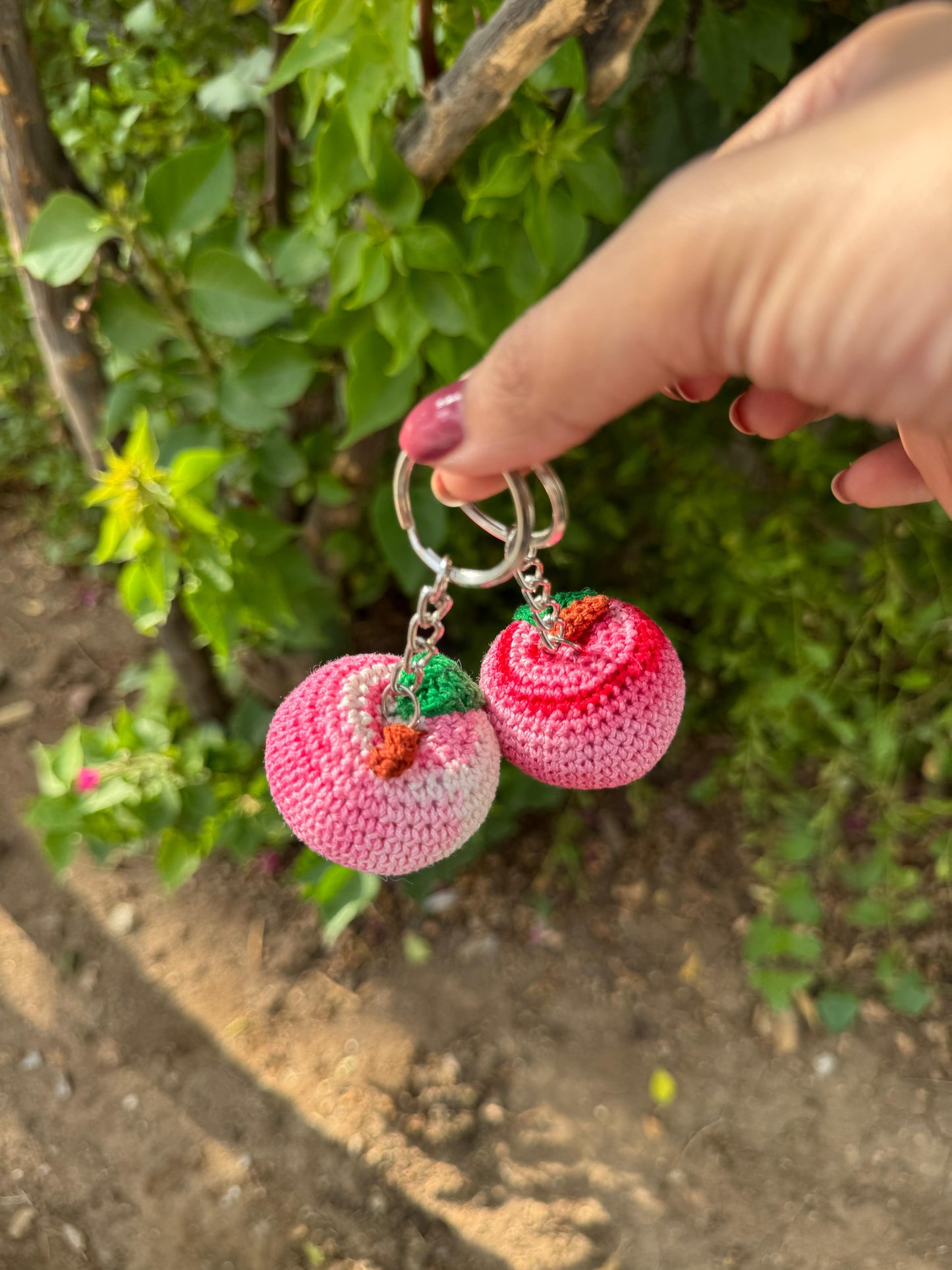 Apple Keychain – Handmade Gift & Home Decor