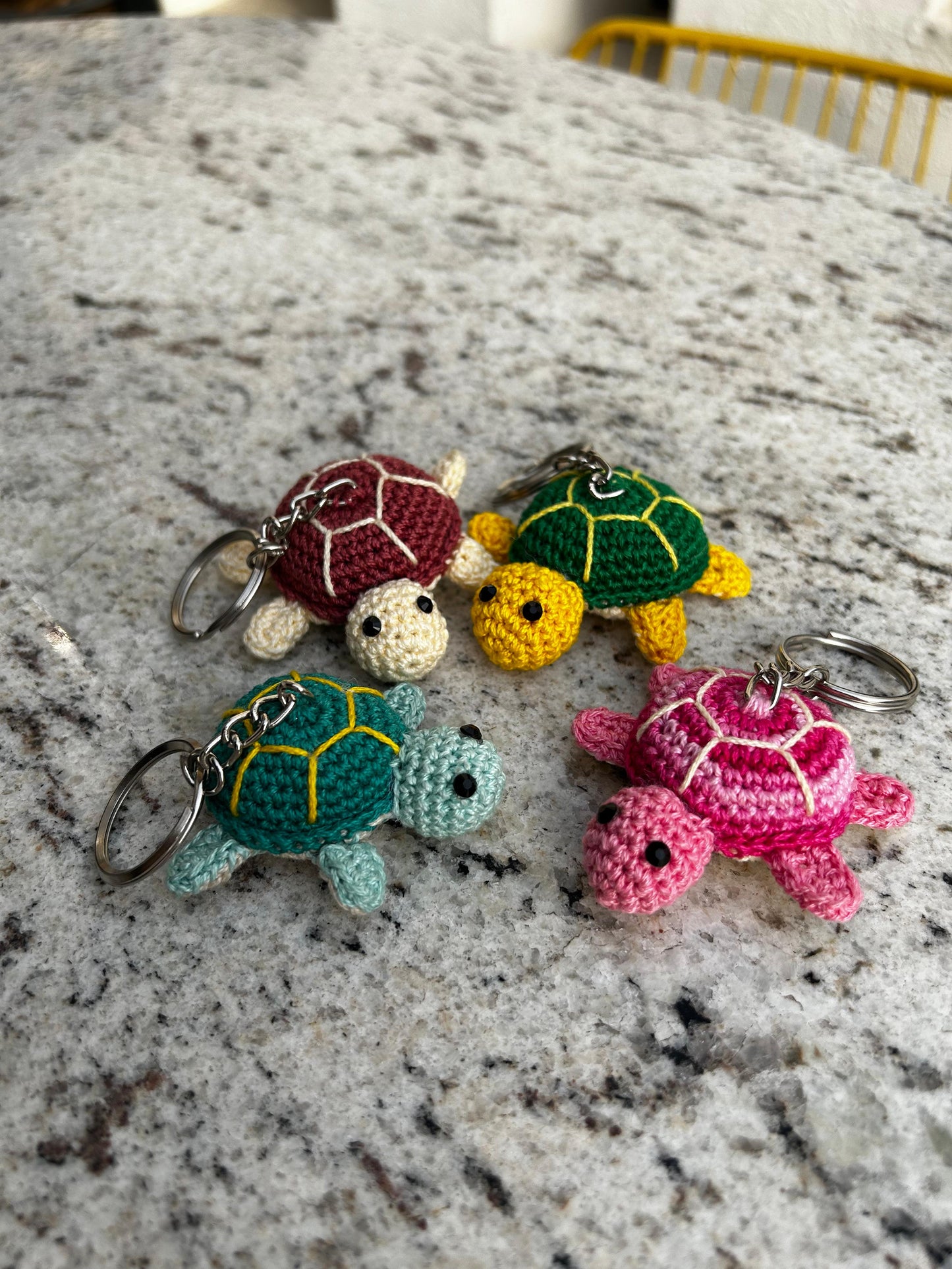 Turtle Keychain – Cute Handmade Accessory for Keys & Bags
