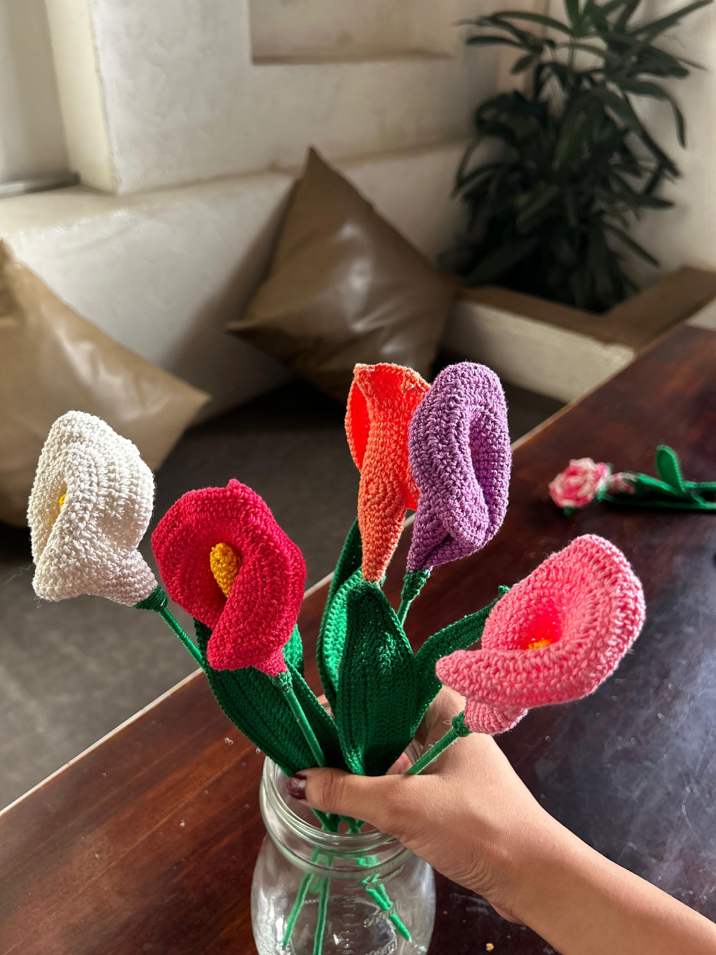 Lily Flower Handmade Crochet