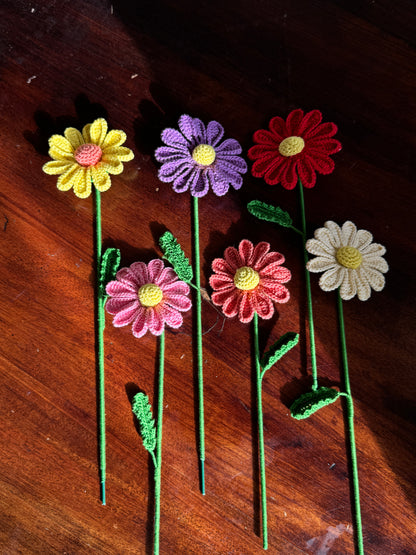 Daisy Flower Handmade Crochet
