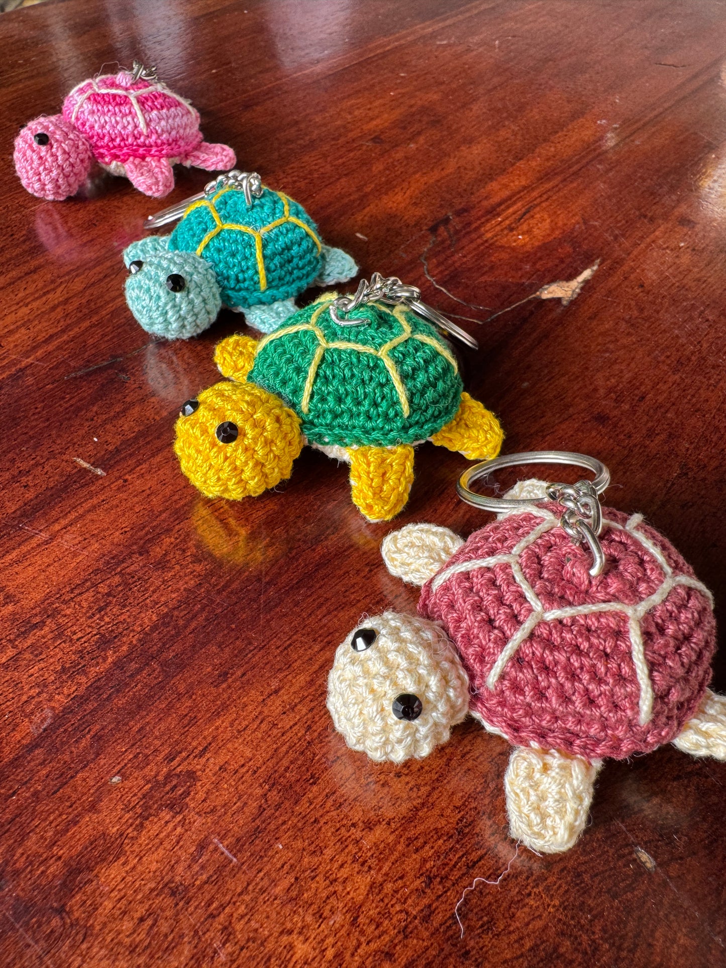 Turtle Keychain – Cute Handmade Accessory for Keys & Bags