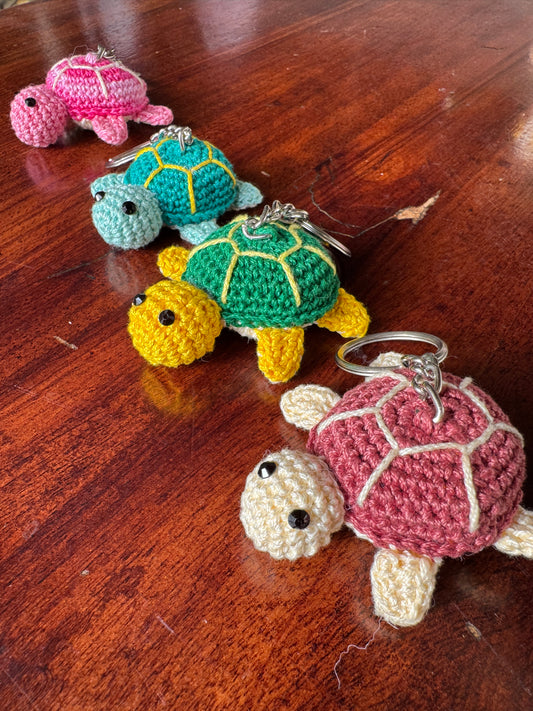 Turtle Keychain – Cute Handmade Accessory for Keys & Bags