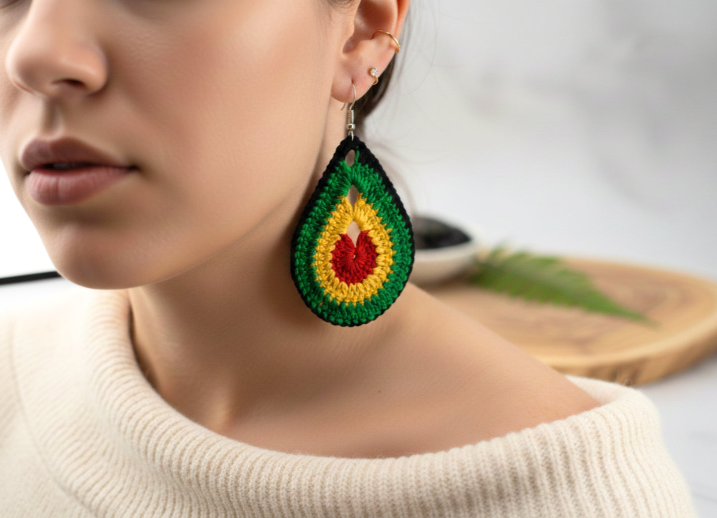 Dew Drop Crochet Earrings 💧✨