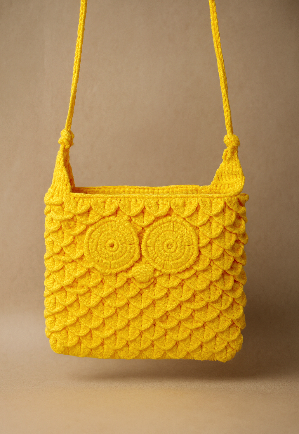 Whimsical Owl Crochet Sling 🦉👜