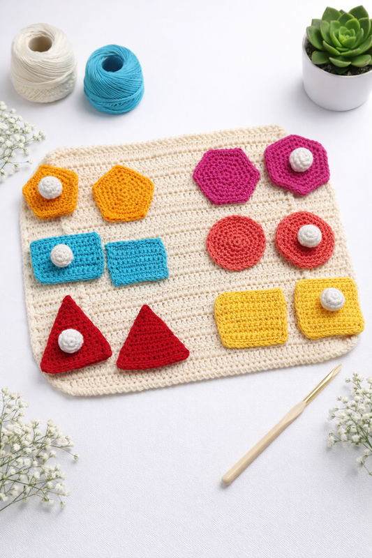 Crochet Kids Learning Play Mat 🧶💫