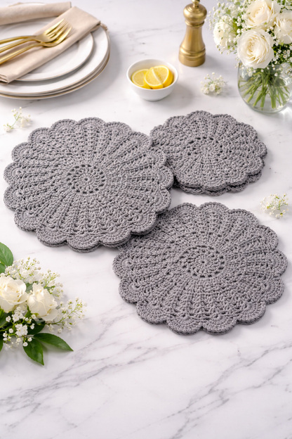 Elegant Crochet Table Mats
