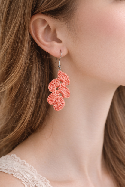 Boho Crochet Loop Earrings